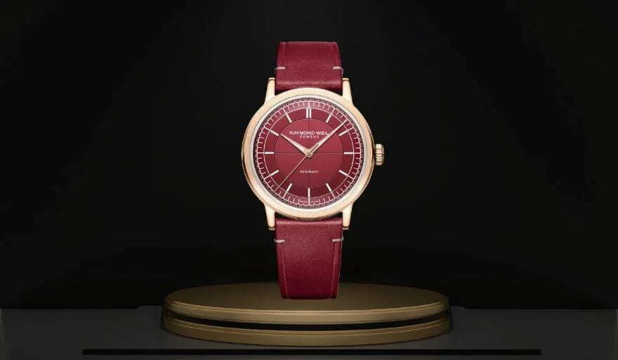 【新作入荷!】RAYMOND WEIL MILLESIME レイモンド ウェイル ミレジム) バーガンディーダイアル