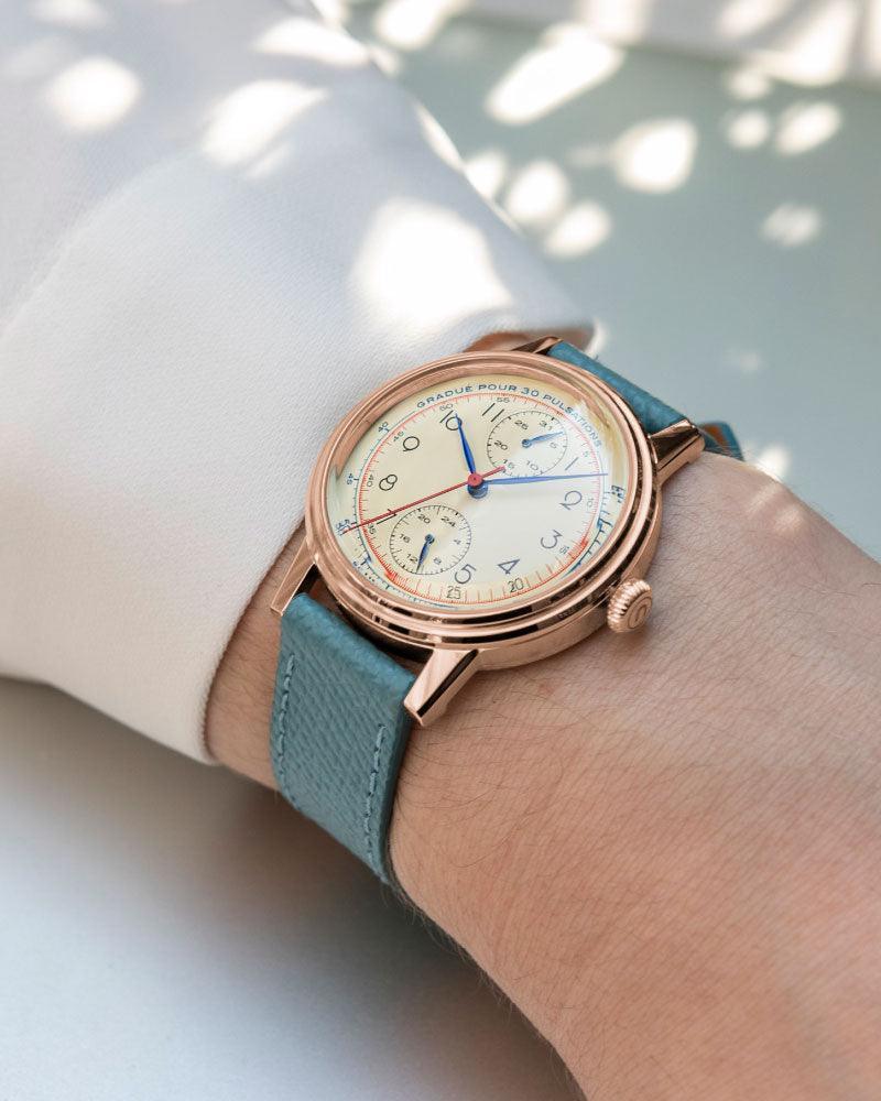 Strap | 16mm Double Tour Blue - コントワーヌ