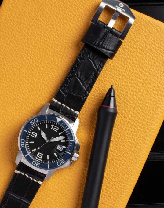 Strap | 22mm Alligator Black - コントワーヌ