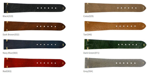 Strap | 20mm Leather Vintage Dark Gray