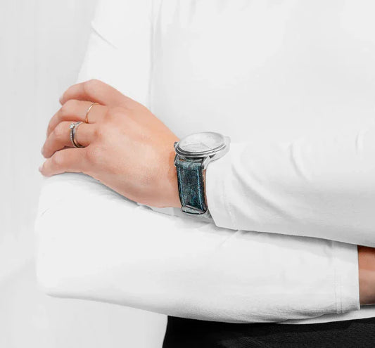 Strap | 20mm Leather Vintage Dark Gray