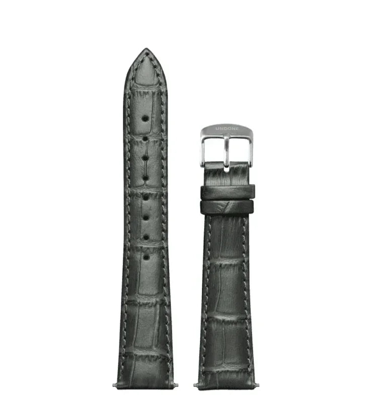 UNDONE Strap | 20mm Alligator Grey 20mm Alligator Grey|コントワーヌ