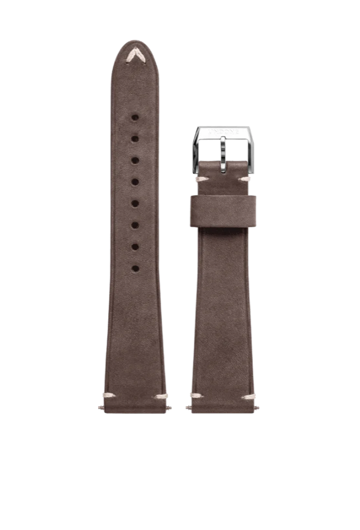 20mm Leather Vintage Grey