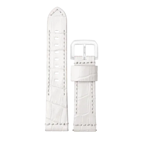 UNDONE Strap | 22mm Alligator White S086749|コントワーヌ