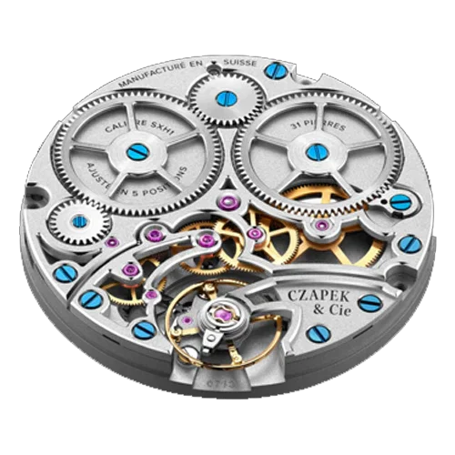 CZAPEK QUAI DES BERGUES No.17 DOUBLE SOLEIL DEEP BLUE - コントワーヌ