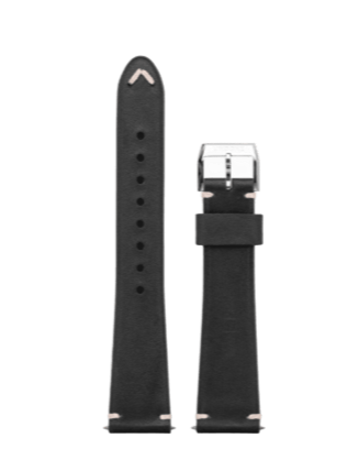 Strap | 20mm Leather Genuine Black
