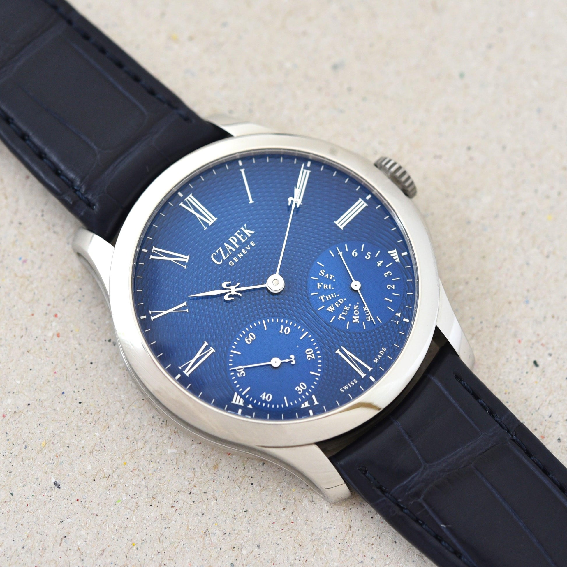 CZAPEK QUAI DES BERGUES SAPPHIRE Blue L - Contévanou