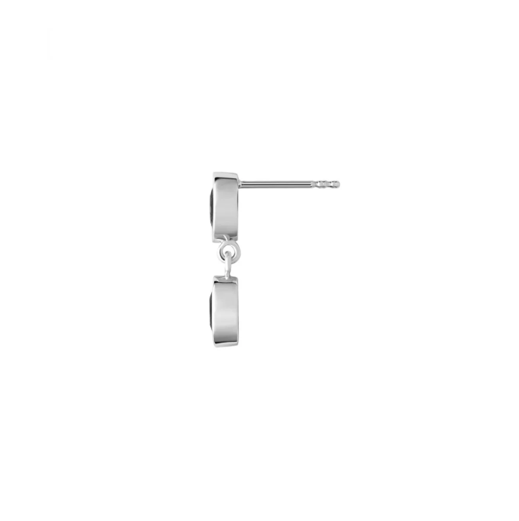 BABY DUO YING EARRINGS LONDON BLUE TOPAZ - Contévanou
