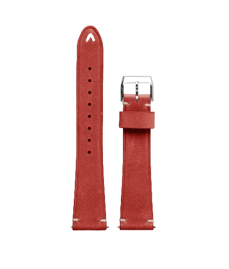 20mm Leather Genuine Red - Contévanou