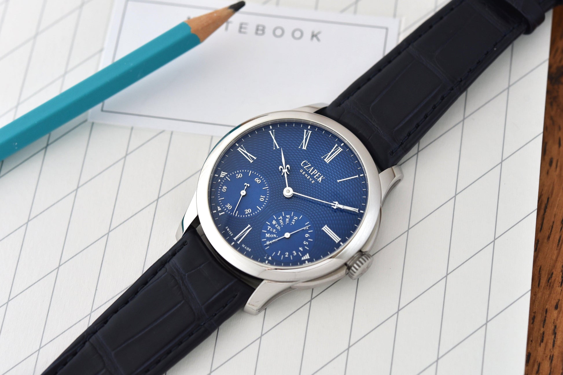 CZAPEK QUAI DES BERGUES SAPPHIRE Blue L - Contévanou