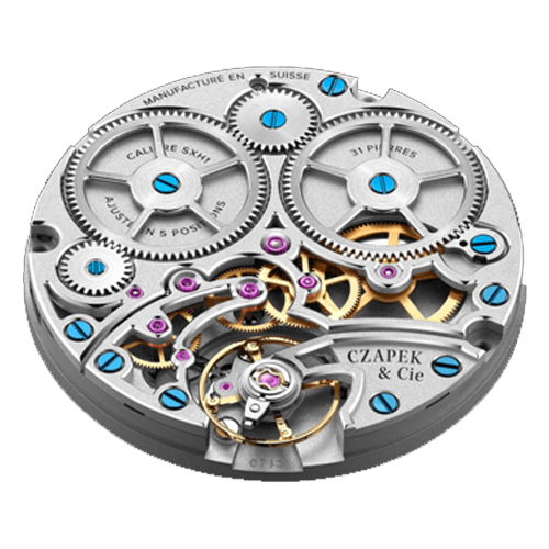 CZAPEK QUAI DES BERGUES No.17 DOUBLE SOLEIL DEEP BLUE - Contévanou